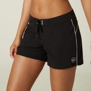 Brand New w/ Tags O'Neill Women's Black Board Shorts, Size 1 or 3, 5" Inseam